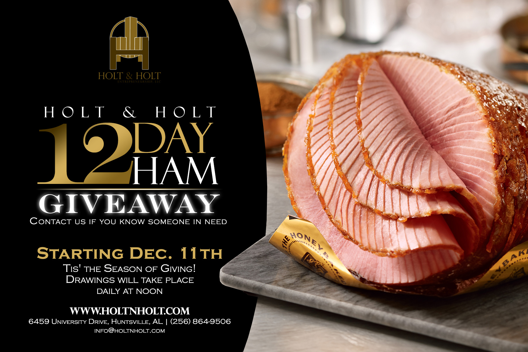 12 Day Ham Giveaway